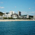釜山の地元の人達はココのビーチに行く！「松亭海水浴場」